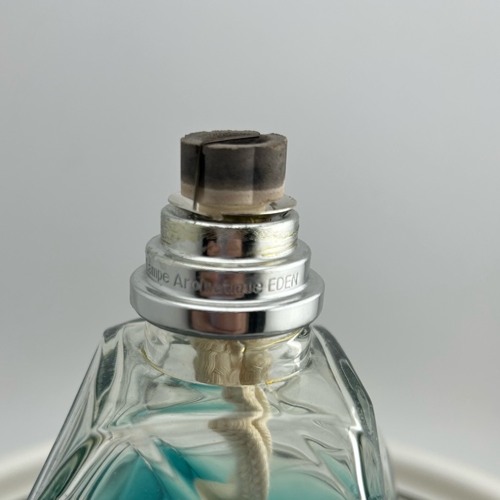 Eden Catalytic Lamp in Turquoise and Silver - Picture 5 of 10